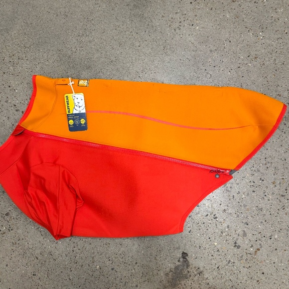 NWT Large Campfire Orange Undercoat Dog Water Jacket - Picture 1 of 8